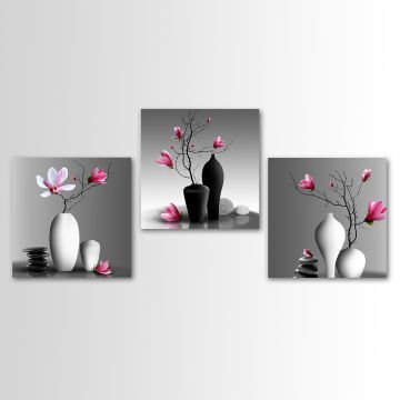 3 Parçalı Kanvas Tablo