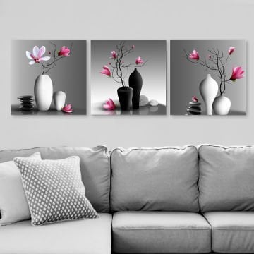 3 Parçalı Kanvas Tablo