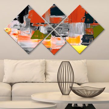 4 Parçalı Mdf Tablo 40cm x 40cm