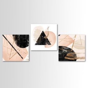 3 Parçalı Kanvas Tablo