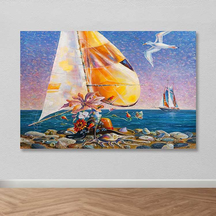 Dev Boyut Kanvas Tablo 100cm x 140cm
