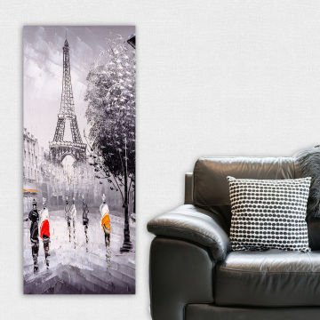 Dikey Kanvas Tablo 40cm x 100cm
