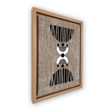 Naturel L Çerçeveli Tablo 96cm x 136cm