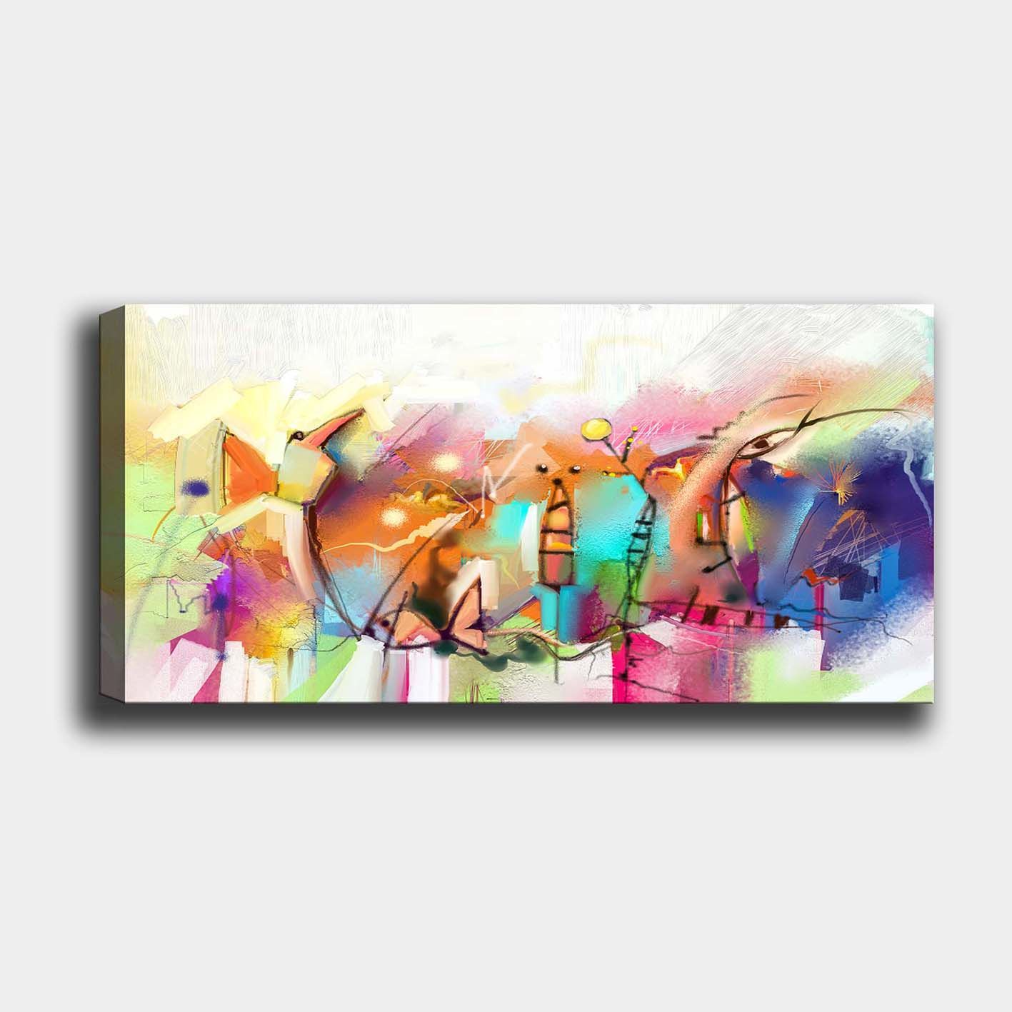 Yatay Kanvas Tablo 50cm x 120cm