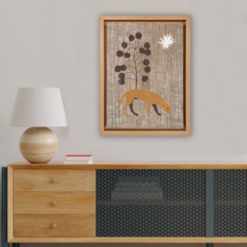 Naturel L Çerçeveli Tablo 46cm x 66cm