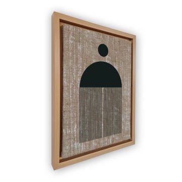 Naturel L Çerçeveli Tablo 46cm x 66cm