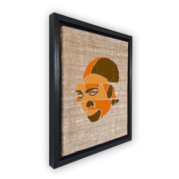 Siyah L Çerçeveli Tablo 46cm x 66cm