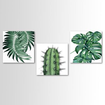 3 Parçalı Kanvas Tablo