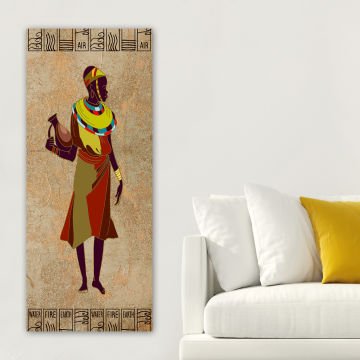 Dikey Kanvas Tablo 40cm x 100cm