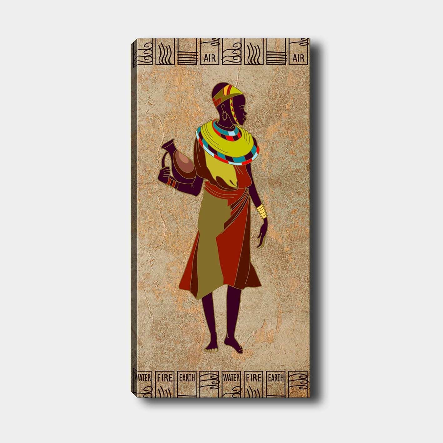 Dikey Kanvas Tablo 40cm x 100cm
