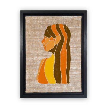 Siyah L Çerçeveli Tablo 66cm x 96cm