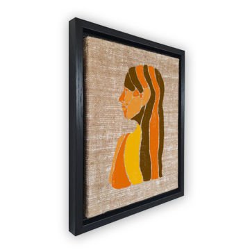 Siyah L Çerçeveli Tablo 66cm x 96cm
