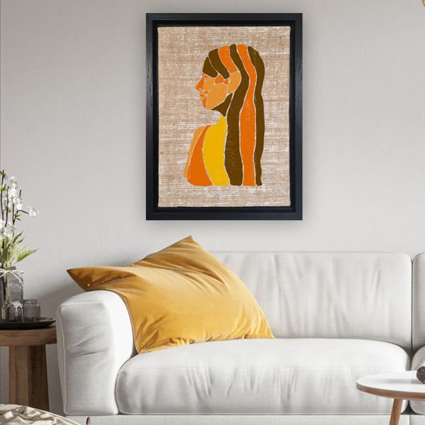 Siyah L Çerçeveli Tablo 66cm x 96cm