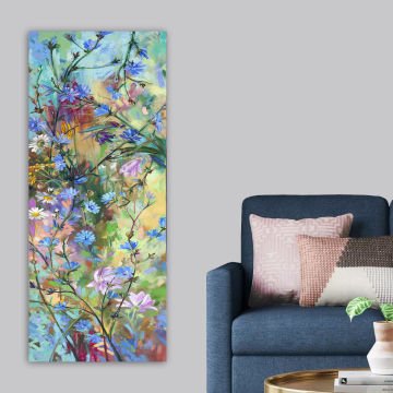 Dikey Kanvas Tablo 40cm x 100cm