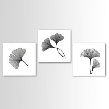 3 Parçalı Kanvas Tablo