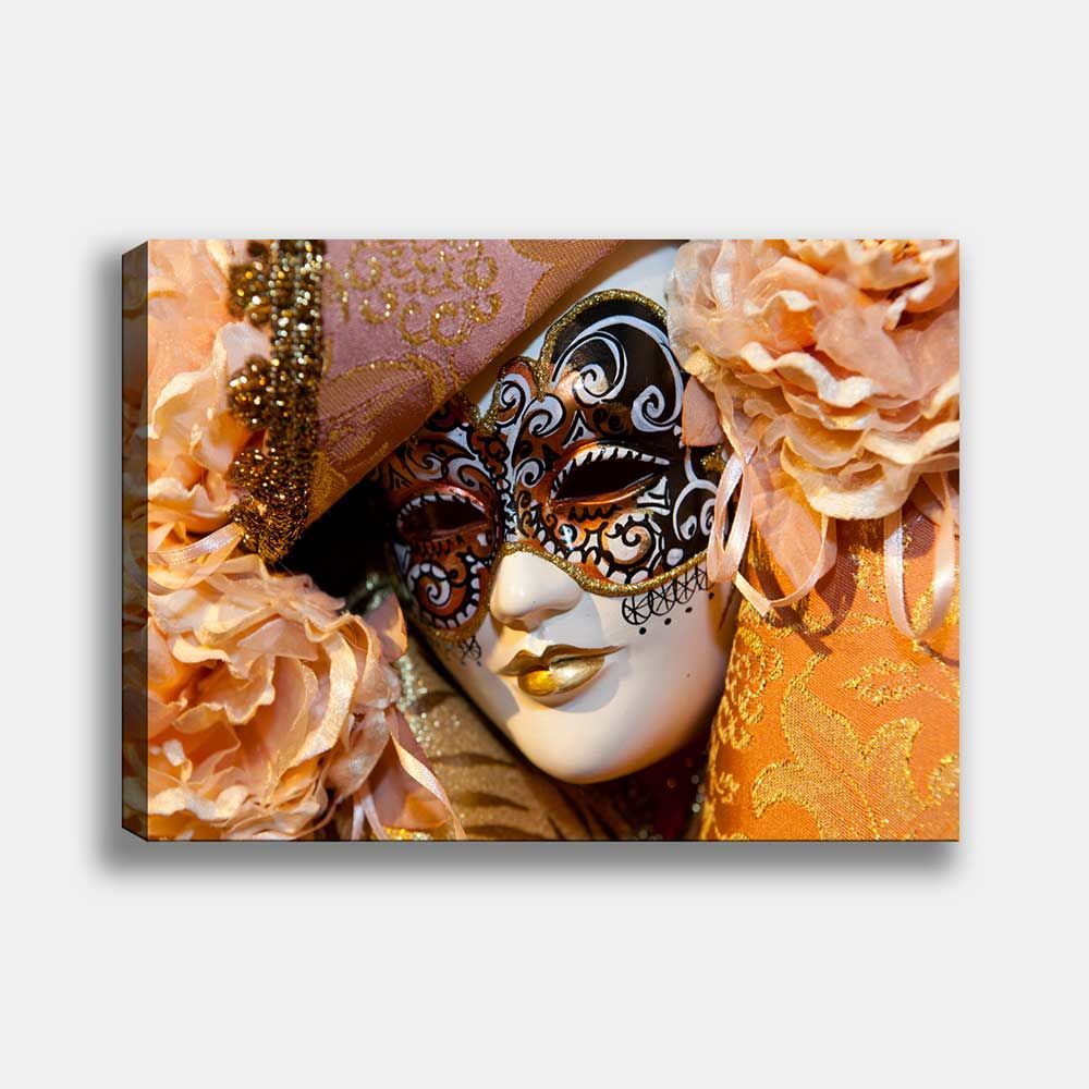 Maske Dekoratif Kanvas Tablo 30cm x 40cm