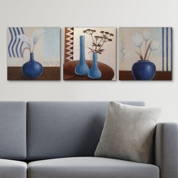 3 Parçalı Kanvas Tablo