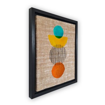 Siyah L Çerçeveli Tablo 46cm x 66cm