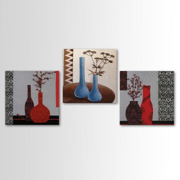 3 Parçalı Kanvas Tablo