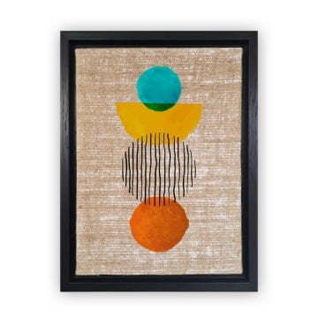 Siyah L Çerçeveli Tablo 66cm x 96cm