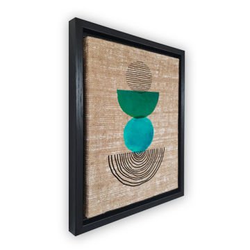 Siyah L Çerçeveli Tablo 46cm x 66cm