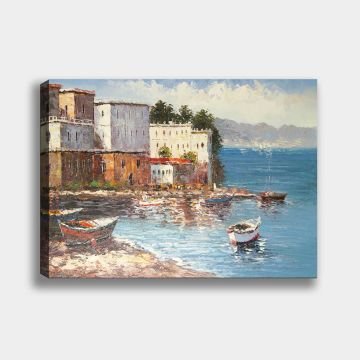 Sahil Manzara Kanvas Tablo 30cm x 40cm