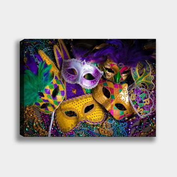 Maskeler Dekoratif Kanvas Tablo 140cm x 200cm