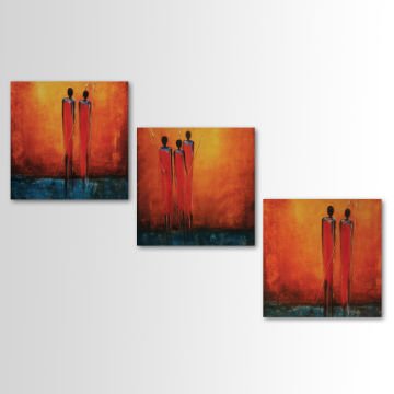 3 Parçalı Kanvas Tablo