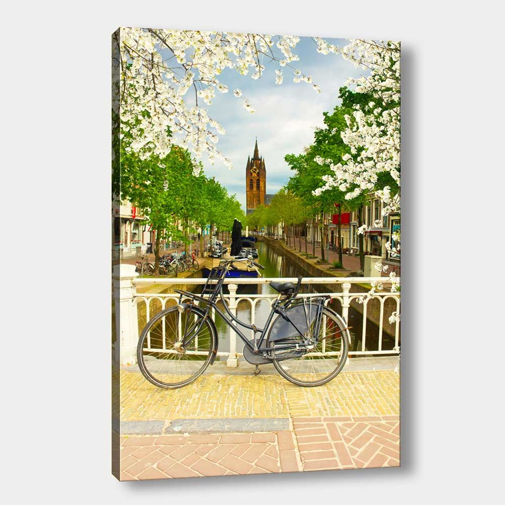 Bisiklet Dekoratif Kanvas Tablo 30cm x 40cm