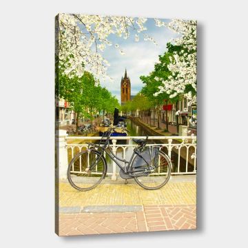 Bisiklet Dekoratif Kanvas Tablo 30cm x 40cm