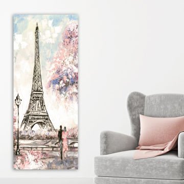 Dikey Kanvas Tablo 50cm x 120cm