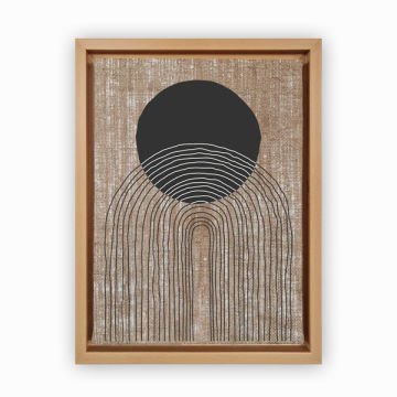 Naturel L Çerçeveli Tablo 96cm x 136cm