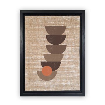 Siyah L Çerçeveli Tablo 36cm x 46cm