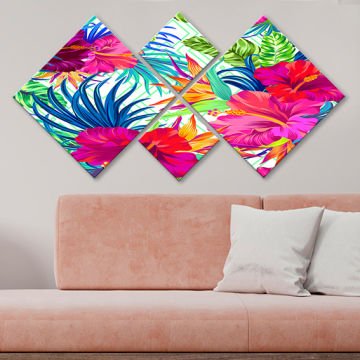 4 Parçalı Mdf Tablo 40cm x 40cm
