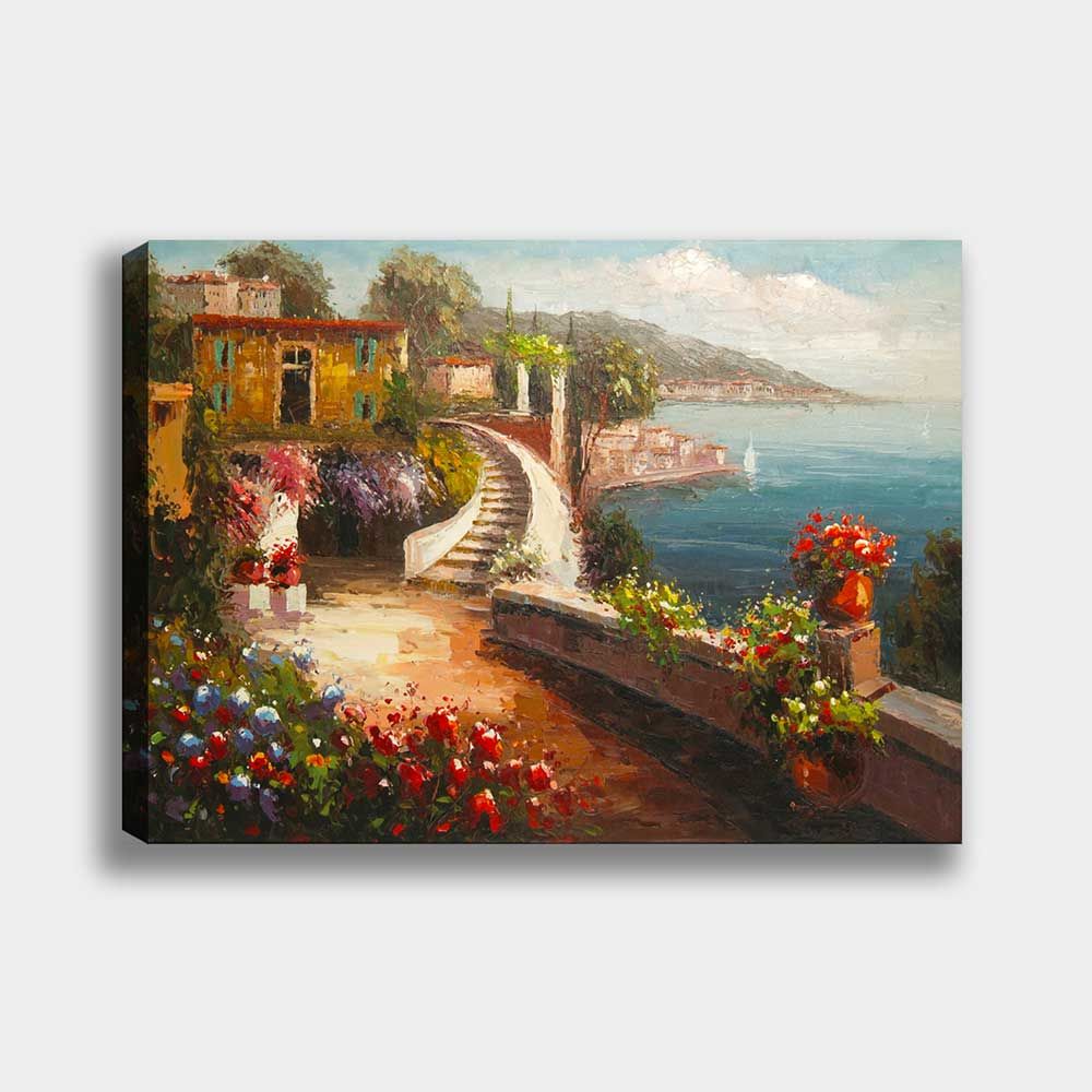Sahil Manzara Kanvas Tablo 70cm x 100cm