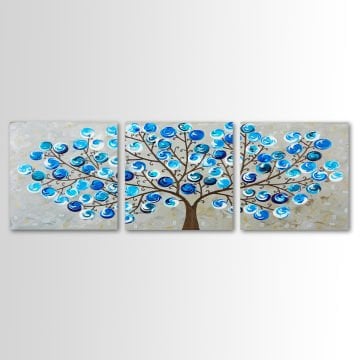 3 Parçalı Kanvas Tablo
