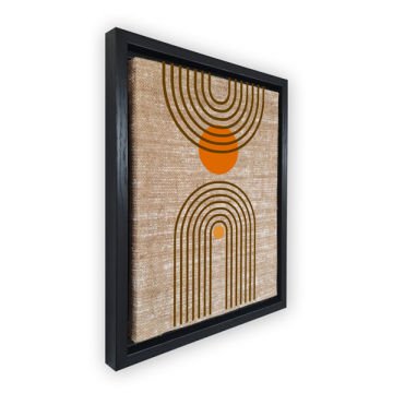 Siyah L Çerçeveli Tablo 36cm x 46cm