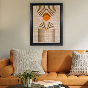 Siyah L Çerçeveli Tablo 36cm x 46cm