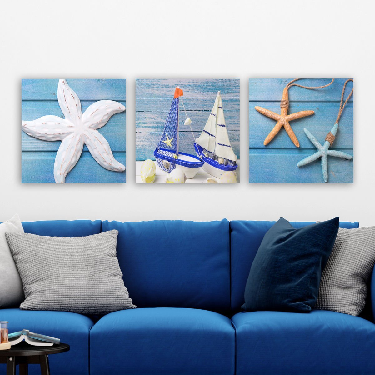 3 Parçalı Kanvas Tablo