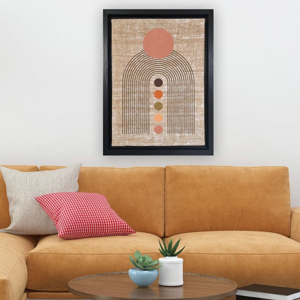Siyah L Çerçeveli Tablo 66cm x 96cm