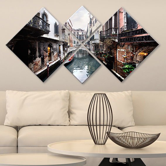 4 Parçalı Mdf Tablo