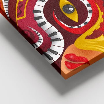 Dev Boyut Kanvas Tablo