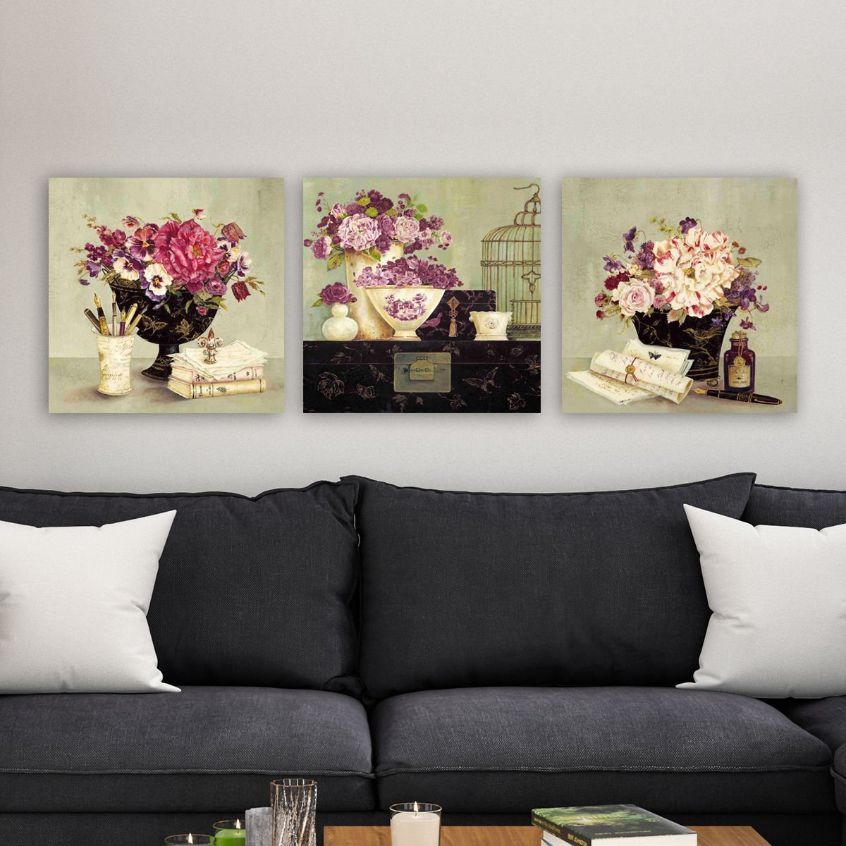 3 Parçalı Kanvas Tablo