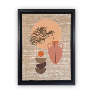 Siyah L Çerçeveli Tablo 66cm x 96cm