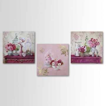 3 Parçalı Kanvas Tablo