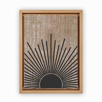 Naturel L Çerçeveli Tablo 96cm x 136cm