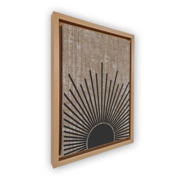 Naturel L Çerçeveli Tablo 96cm x 136cm