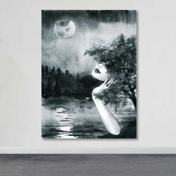 Dev Boyut Kanvas Tablo