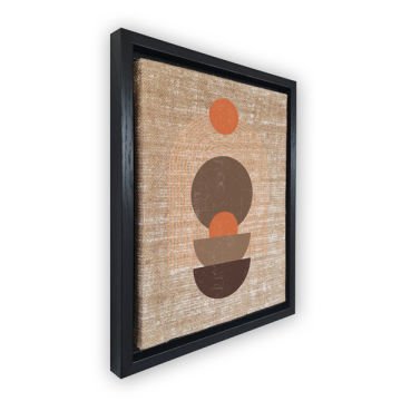 Siyah L Çerçeveli Tablo 46cm x 66cm