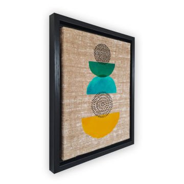 Siyah L Çerçeveli Tablo 66cm x 96cm
